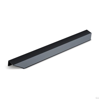 Modena 300 edge furniture handle, metal, matt black