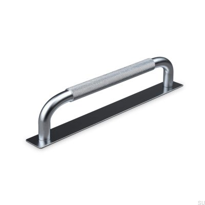 Oblong furniture handle Perugia 160 Silver