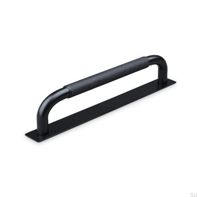 Perugia 160 oblong furniture handle, metal, matt black