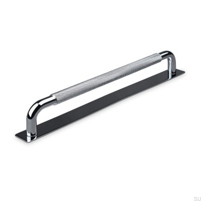 Oblong Furniture Handle Perugia 224 Polished Chrome