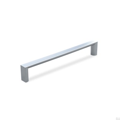 Oblong furniture handle Sala 160 Silver