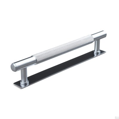 Salo 160 silver oblong furniture handle