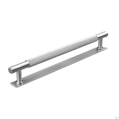 Salo 224 longitudinal furniture handle, brushed silver