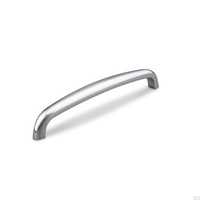 Sens 160 silver brushed longitudinal furniture handle
