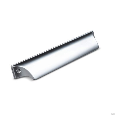 Shell furniture handle Trani 128 Silver