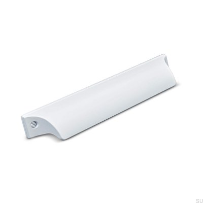 Shell furniture handle Trani 128 Metal White Matt