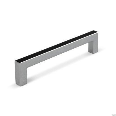 Tripoli 128 oblong furniture handle, polished chrome