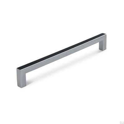 Tripoli 192 silver oblong furniture handle
