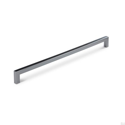 Tripoli 320 silver longitudinal furniture handle
