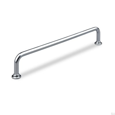 Venosa 192 silver oblong furniture handle