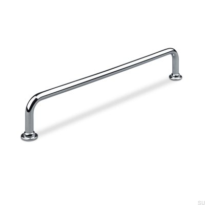 Venosa 192 oblong furniture handle, polished chrome