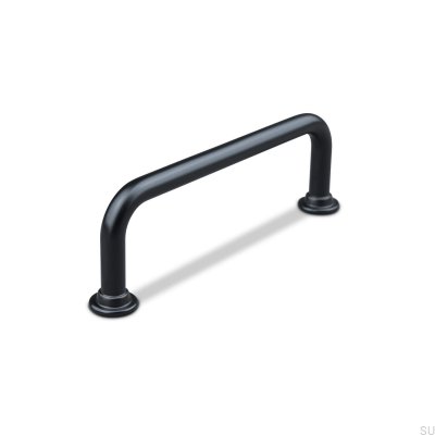 Venosa 96 oblong furniture handle, metal, matt black