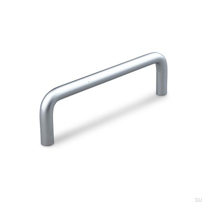 Vico 128 Silver Aluminum oblong furniture handle