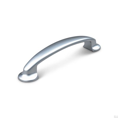 Vittoria 96 longitudinal furniture handle, aluminum, silver