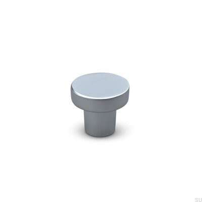 Agno 28 silver furniture knob