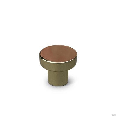 Agno 28 gold furniture knob