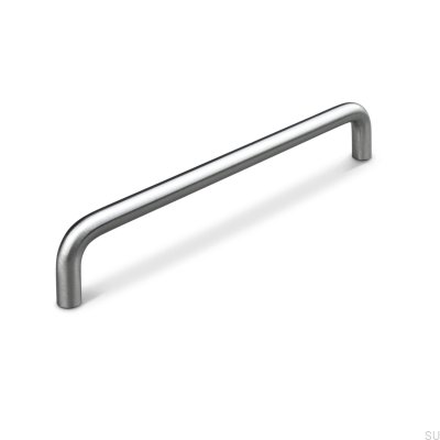 Barga 192 longitudinal furniture handle, brushed silver