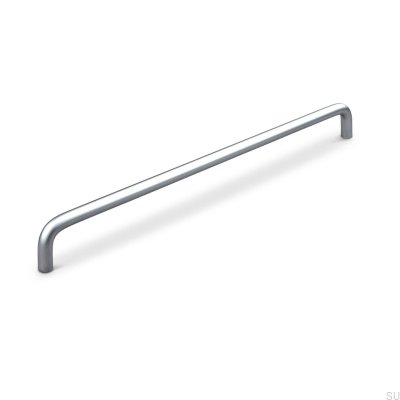 Barga 320 silver longitudinal furniture handle