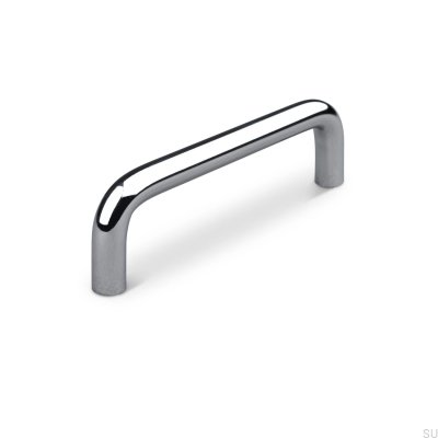 Barga 96 oblong furniture handle, polished chrome