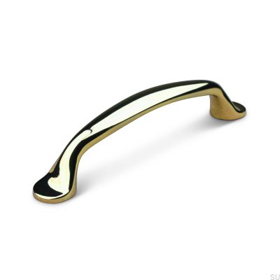 Barletta 96 oblong furniture handle, polished gold