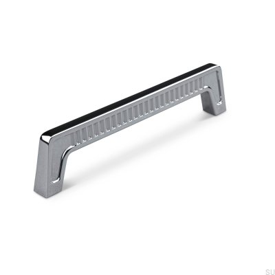 Ferrara 160 oblong furniture handle, polished chrome