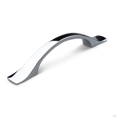 Grosetto 96 oblong furniture handle, polished chrome