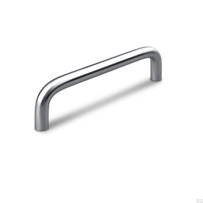 Latina 128 longitudinal furniture handle, brushed steel