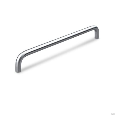 Latina 224 longitudinal furniture handle, brushed steel
