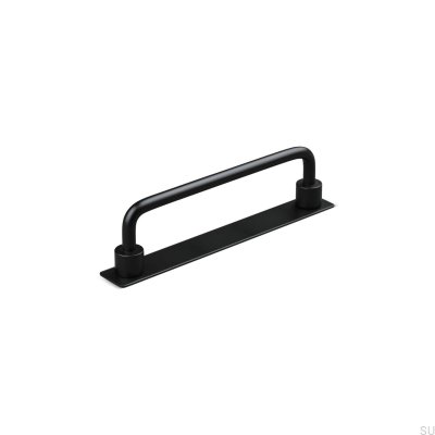 Limone 128 oblong furniture handle, metal, matt black