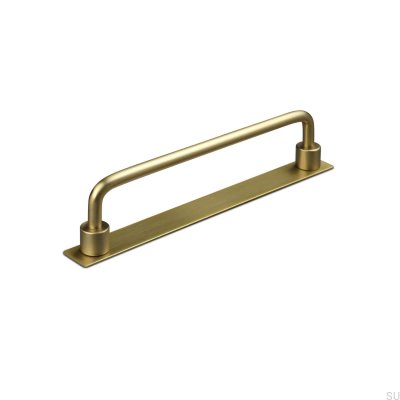 Limone 160 Brushed Gold oblong furniture handle
