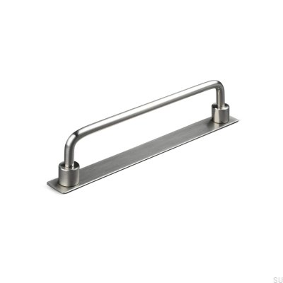 Limone 160 silver brushed longitudinal furniture handle