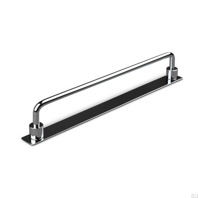 Limone 224 oblong furniture handle, polished chrome