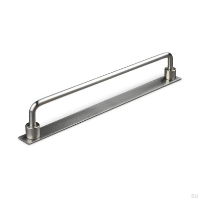 Limone 224 brushed silver oblong furniture handle