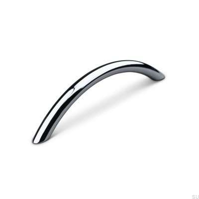Marseille 128 oblong furniture handle, polished chrome