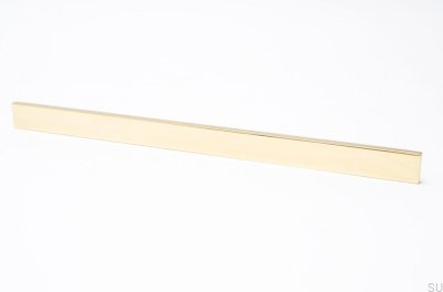 Clean Cut furniture handle 224 Gold Brass Polished Unpainted