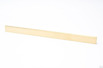 Clean Cut furniture handle 224 Gold Brass Brushed Unpainted