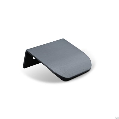 Poppi 40 edge furniture handle, metal, matt black