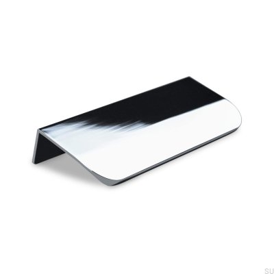 Poppi 96 edge furniture handle, polished chrome