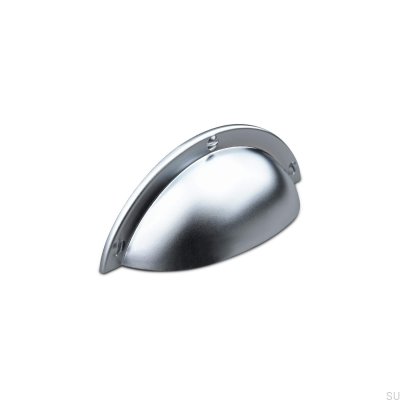 Prato 64 silver shell furniture handle