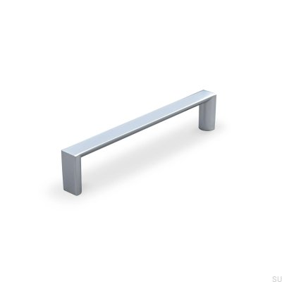 Oblong furniture handle Room 128 Silver