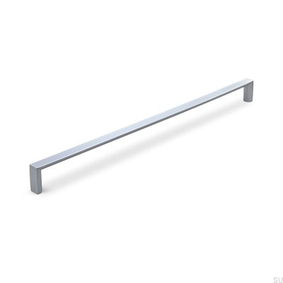 Oblong furniture handle Sala 320 Silver