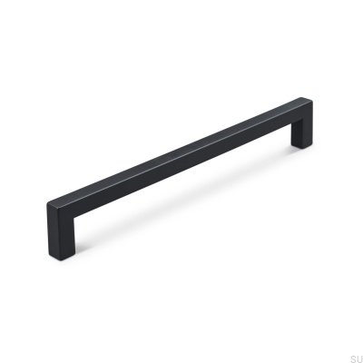 Tripoli 192 oblong furniture handle, metal, matt black
