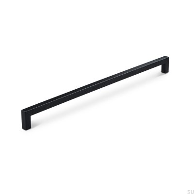 Tripoli 320 oblong furniture handle, metal, matt black
