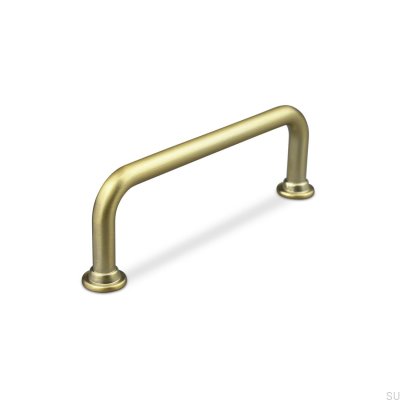 Venosa 96 oblong furniture handle, brushed gold