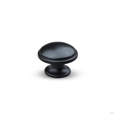 Cervia 34 Metal Matte Black furniture knob