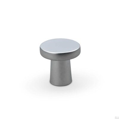 Garda 25 silver furniture knob