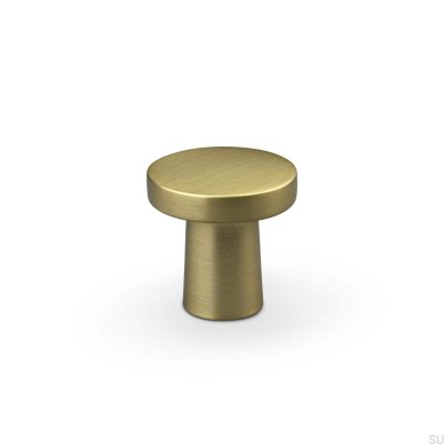 Garda 25 Brushed Gold furniture knob