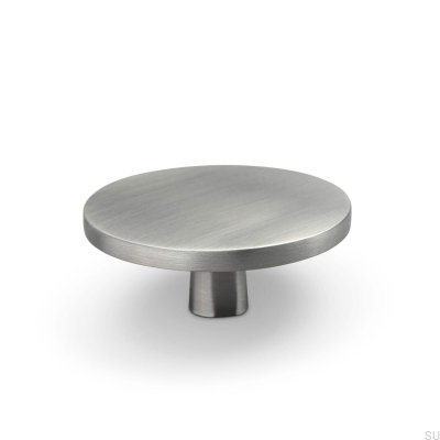 Garda 60 silver brushed furniture knob