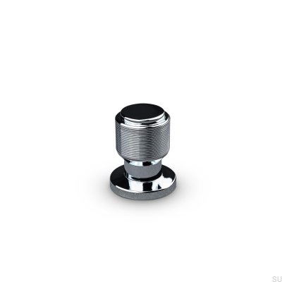 Lonato Stripe 20 furniture knob, polished chrome