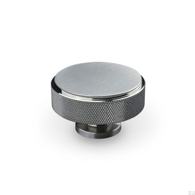 Lonato 50 Brushed Silver furniture knob